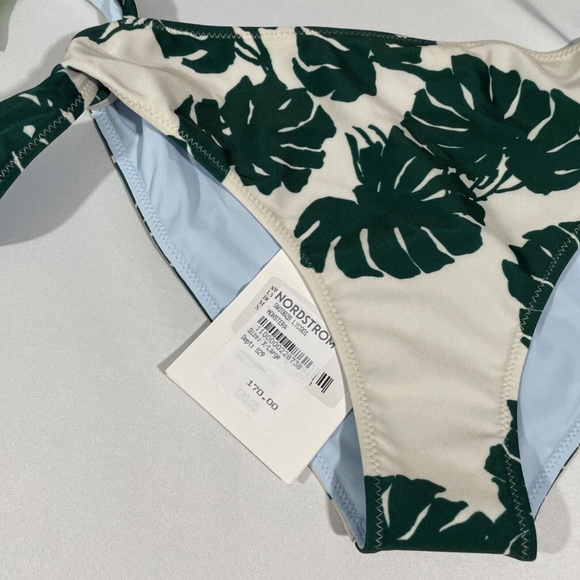 NWT La DoubleJ [ XL ] Monstera Rose‎ Leaf Reversible Bikini Bottom - Picture 7 of 12